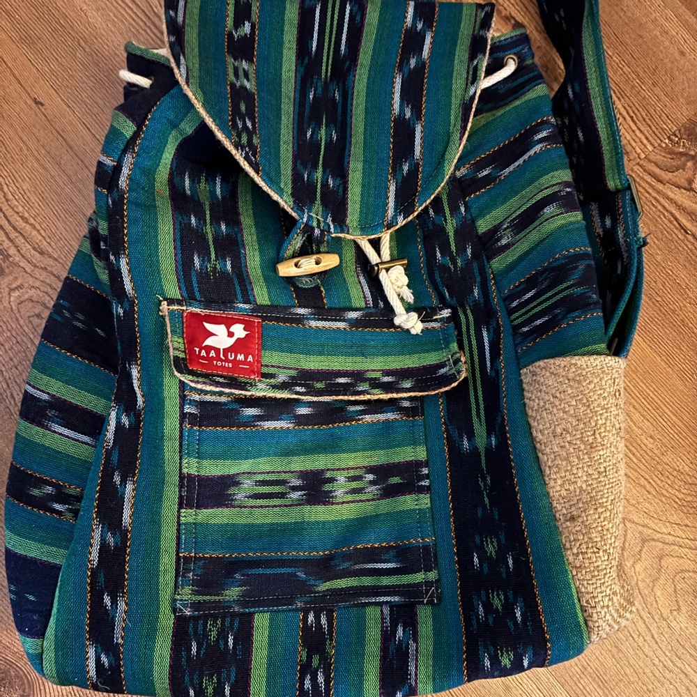 Taa Luma Guatemalan woven backpack